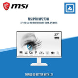 MSI PRO MP273W 27" FHD LED IPS MONITOR WLMNT (HDMI, DP) WHITE