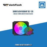 DARKFLASH RADIANT DC-120 ARGB AIO 120MM LIQUID CPU COOLER