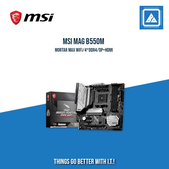 MSI MAG B550M MORTAR MAX WIFI/4*DDR4/DP+HDMI