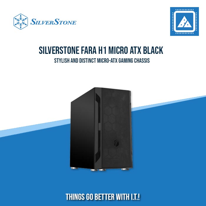 SILVERSTONE FARA H1 MICRO ATX CASE WITH TEMPERED GLASS WINDOW BLACK|WHITE