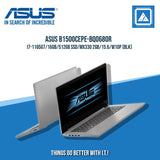 ASUS B1500CEPE-BQ0680R I7-1165G7/16GB/512GB SSD/MX330 2GB | BEST FOR STUDENTS AND FREELANCERS LAPTOP