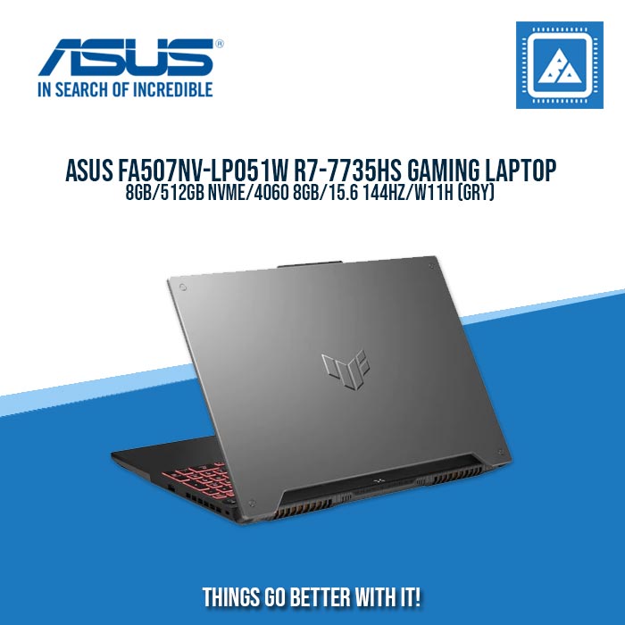 ASUS FA507NV-LP051W R7-7735HS with RTX 4060 GPU Best for Autocad and Gaming Laptop