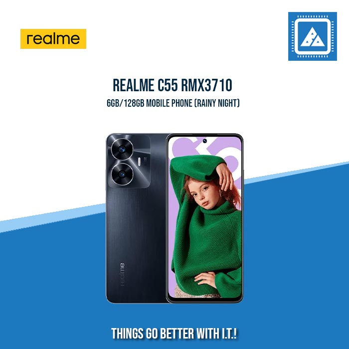 REALME C55 RMX3710 6GB/128GB MOBILE PHONE (RAINY NIGHT)