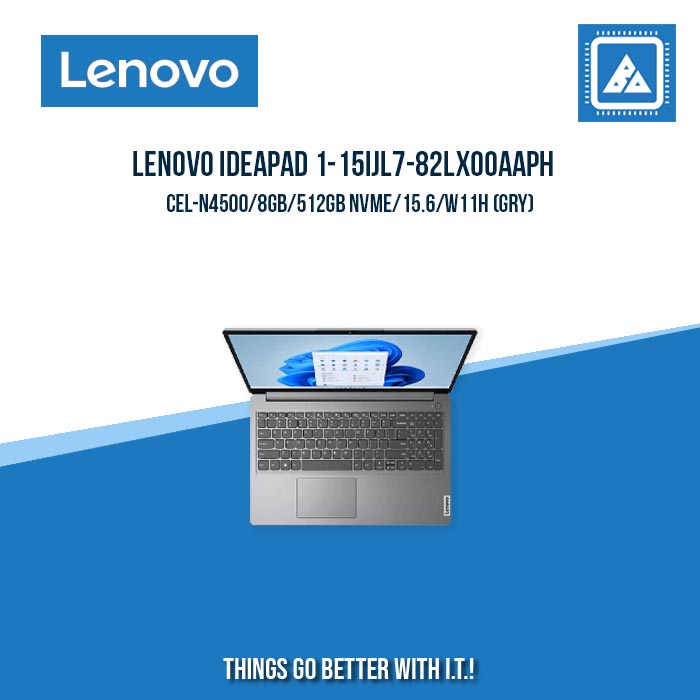 LENOVO IDEAPAD 1-15IJL7-82LX00AAPH CEL-N4500/8GB/512GB NVME | BEST FOR STUDENTS LAPTOP