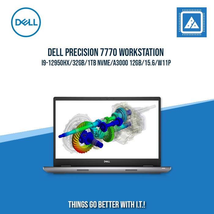 DELL PRECISION 7770 WORKSTATION I9-12950HX/32GB/1TB NVME/A3000 12GB | BEST FOR AUTOCAD LAPTOP