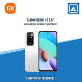 XIAOMI REDMI 10 6.5" 4GB/64GB DUAL SIM MOBILE PHONE (WHITE)