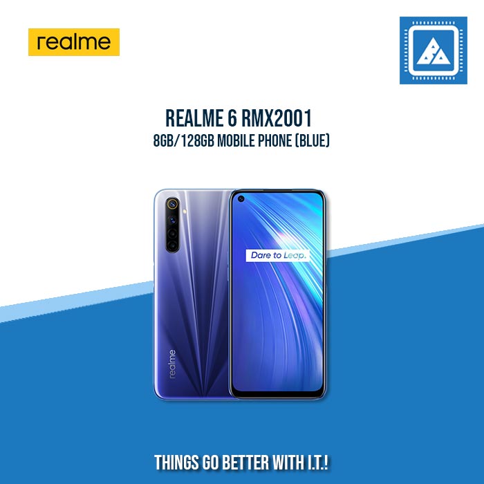 REALME 6 RMX2001 8GB/128GB MOBILE PHONE (BLUE) – BlueArm Computer Store