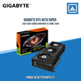GIGABYTE RTX 4070 SUPER 12GB 192BIT GDDR6X WINDFORCE OC (HDMI, 3XDP)