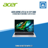 ACER ASPIRE LITE AL14-31P-36BE I3-N300/8GB/512GB NVME/14/W11H/BEST FOR STUDENTS LAPTOPS