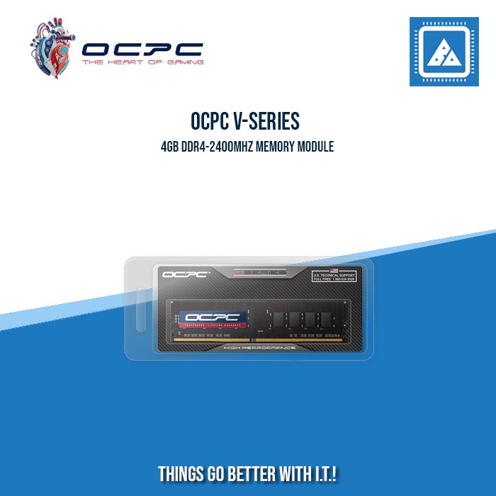 OCPC V-SERIES 4GB DDR4-2400MHZ MEMORY MODULE