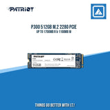 P300 512GB M.2 2280 PCIE UP TO 1700MB R & 1100MB W