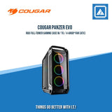 COUGAR PANZER EVO RGB BLACK ATX FULL TOWER RGB LED GAMING CASE WITH REMOTE