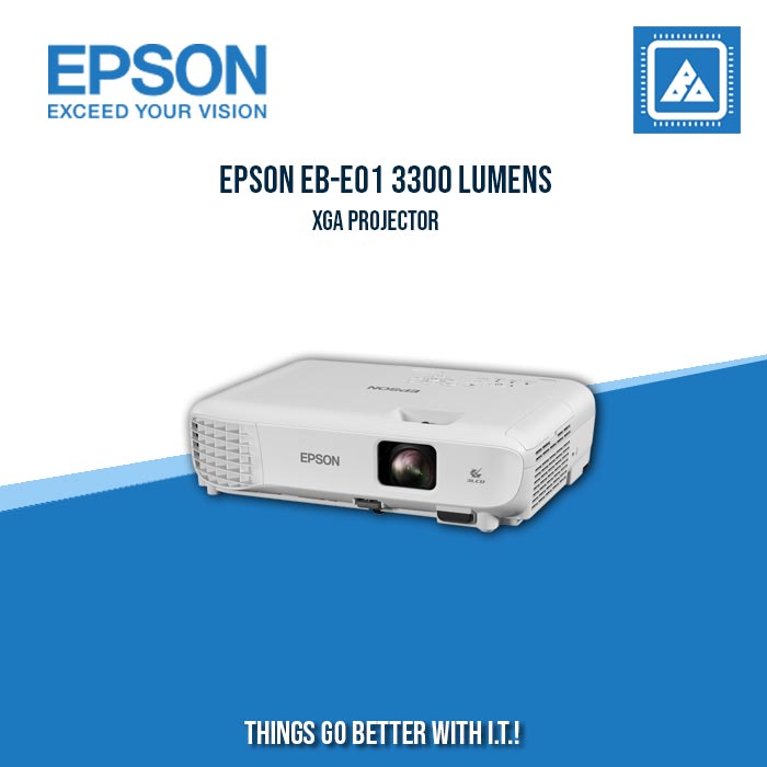 EPSON EB-E01 3300 LUMENS XGA PROJECTOR