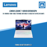 LENOVO LEGION 7-16IRX9 83FD003EPH I9-14900HX/16GB+16GB/1TB NVME/4070 8GB | BEST FOR RENDERING LAPTOP