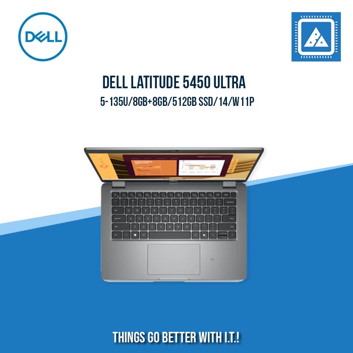 DELL LATITUDE 5450 ULTRA 5-135U/8GB+8GB/512GB SSD/14/W11P | BEST FOR OFFICE WORK AND STUDENTS