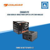 COUGAR VTE 500W/600W 80+ BRONZE POWER SUPPLY W/ APFC (NON-MODULAR)