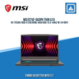 MSI B7VE-043PH THIN A15 R5-7535HS/8GB/512GB NVME/4050 6GB | BEST FOR AUTOCAD LAPTOP
