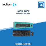 LOGITECH MK120 USB KEYBOARD + MOUSE