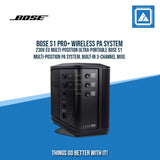 Bose S1 Pro+ Wireless PA System Pair