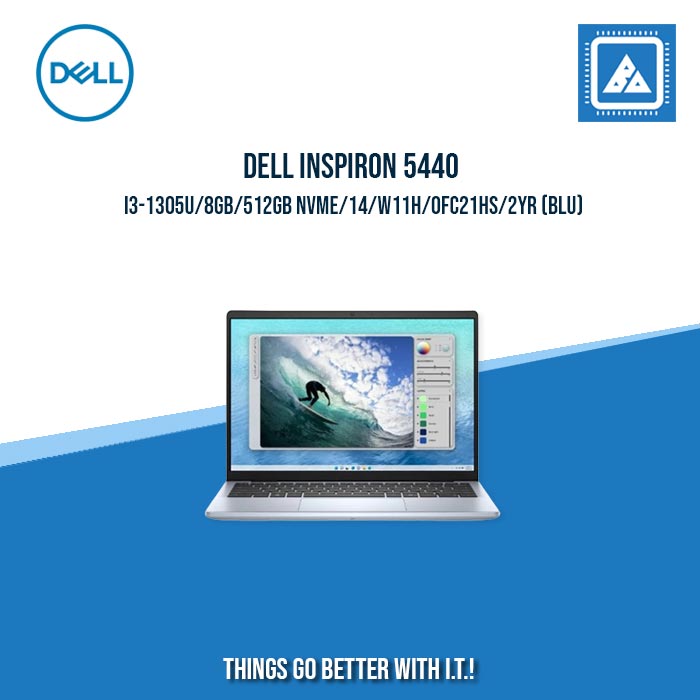 DELL INSPIRON 5440 I3-1305U/8GB/512GB NVME/14/W11H/OFC21HS | BEST FOR STUDENTS LAPTOP