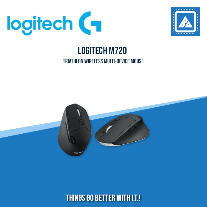 LOGITECH M720 TRIATHLON WIRELESS MULTI-DEVICE MOUSE