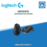 LOGITECH M720 TRIATHLON WIRELESS MULTI-DEVICE MOUSE