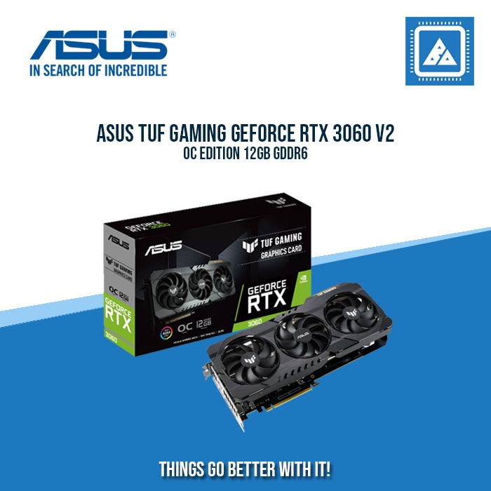 ASUS RTX 3060 12GB 192BIT GDDR6 TUF-O12G-V2-GAMING (2XHDMI, 3XDP)