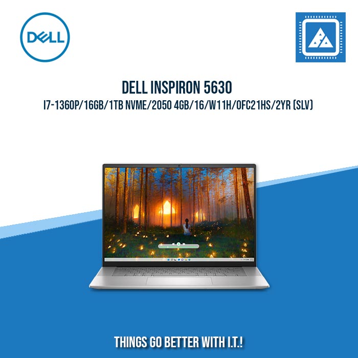 DELL INSPIRON 5630 I7-1360P/16GB/1TB NVME/2050 4GB | BEST FOR GAMING AND FREELANCER LAPTOP