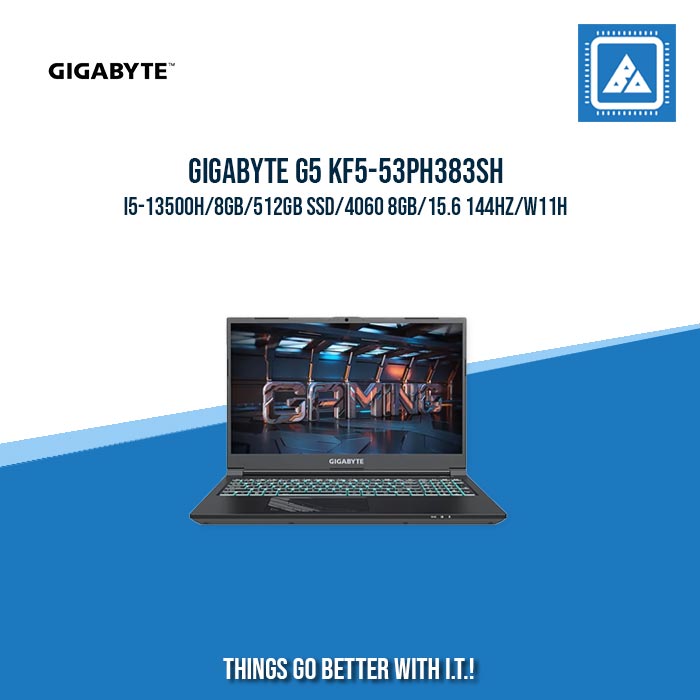 GIGABYTE G5 KF5-53PH383SH I5-13500H/8GB/512GB SSD/4060 8GB | BEST FOR GAMING AND AUTOCAD LAPTOP