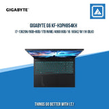 GIGABYTE G6 KF-H3PH854KH I7-13620H/8GB+8GB/1TB NVME/4060 8GB | BEST FOR EDITING LAPTOP