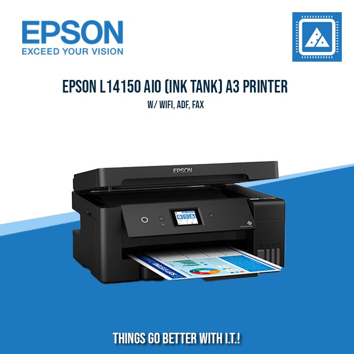 EPSON L14150 AIO (INK TANK) A3 PRINTER W/ WIFI, ADF, FAX