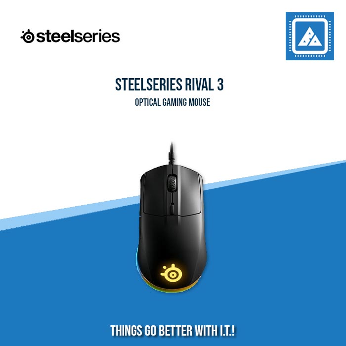 STEELSERIES RIVAL 3 OPTICAL GAMING MOUSE