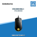STEELSERIES RIVAL 3 OPTICAL GAMING MOUSE