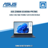 ASUS ZENBOOK UX3405MA-PP678WS ULTRA 5 125H/16GB/1TB NVME | BEST FOR FREELANCERS AND STUDENTS LAPTOP