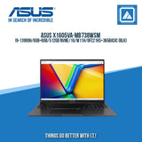 ASUS X1605VA-MB738WSM I9-13900H/8GB+8GB/512GB NVME | BEST FOR RENDERING LAPTOP