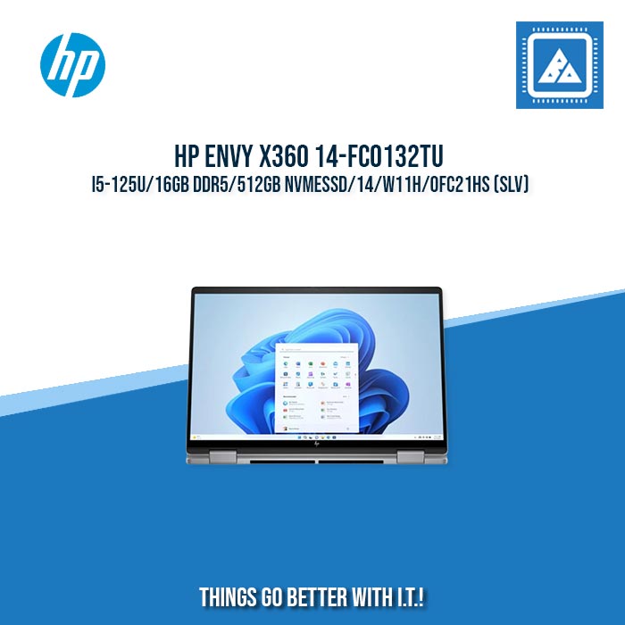 HP ENVY x360 14-FC0132TU i5-125U/16GB DDR5/512GB NVMeSSD | BEST FOR STUDENTS AND FREELANCERS