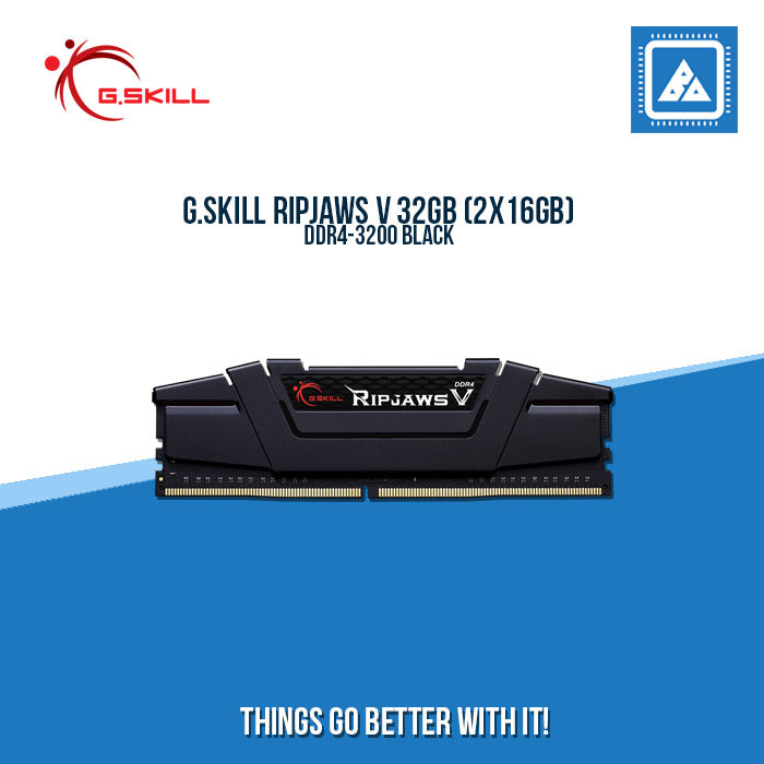 G.SKILL RIPJAWS V 32GB (2X16GB) DDR4-3200 BLACK