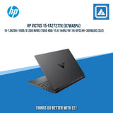 HP VICTUS 15-FA2727TX (B7WA8PA) I5-13420H/16GB/512GB NVME/2050 4GB/15.6 144HZ/W11H/OFC24H+365BASIC (SLV) [BEST FOR GAMING]