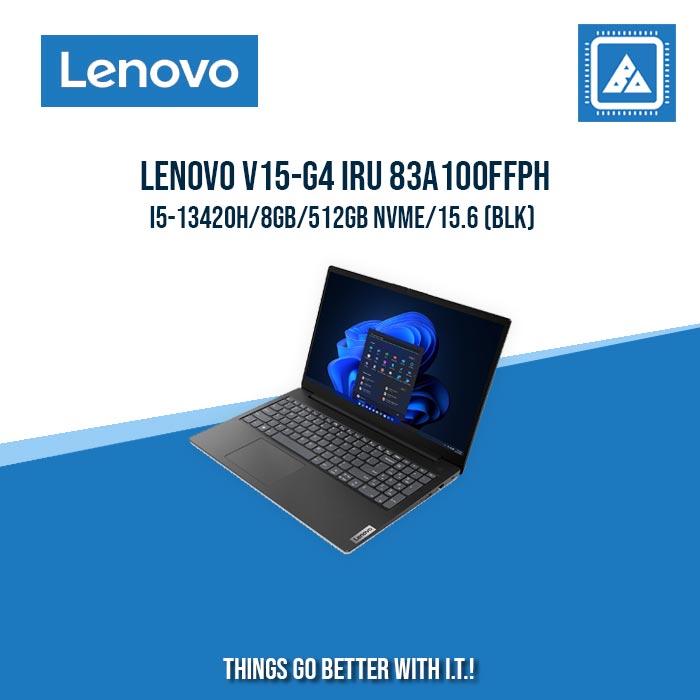 LENOVO V15-G4 IRU 83A100FFPH I5-13420H/8GB/512GB NVME/15.6 / BEST FOR STUDENTS AND FREELANCERS