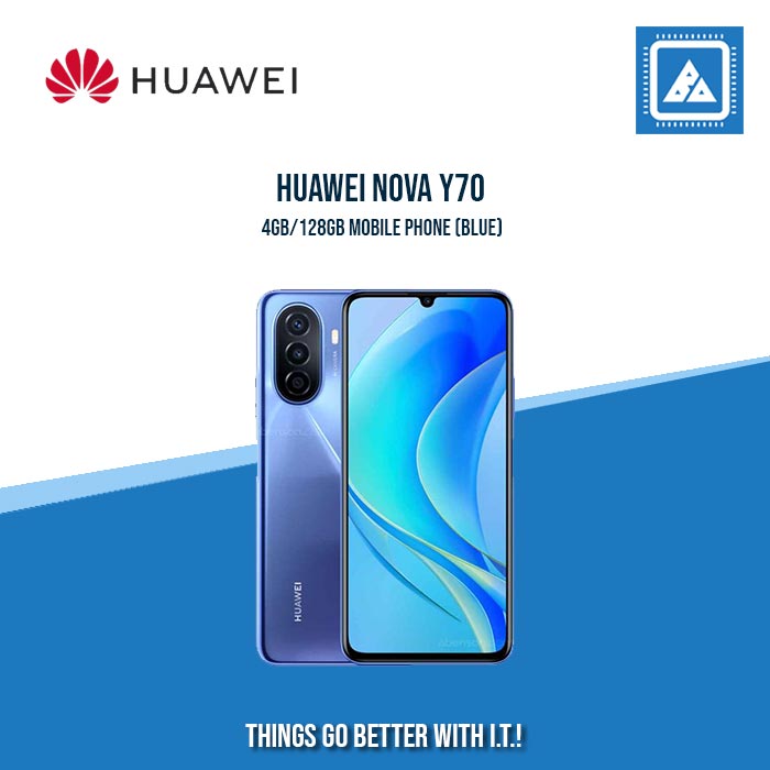 HUAWEI NOVA Y70 4GB128GB MOBILE PHONE (BLUE)