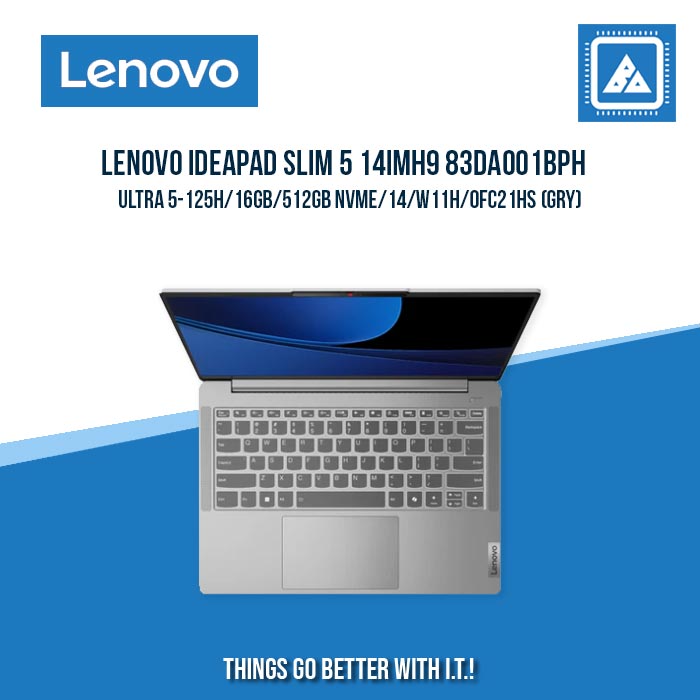 LENOVO IDEAPAD SLIM 5 14IMH9 83DA001BPH ULTRA 5-125H/16GB/512GB NVME | BEST FOR STUDENTS AND FREELANCERS LAPTOP