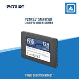 P210 2.5" SATA III SSD 128GB UP TO 450MB R & 350MB W