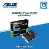 ASUS GTX 1650 4096MB 128BIT GDDR6 PHOENIX OC V2 PH-O4GD6-P-V2 (DVI, HDMI, DP)