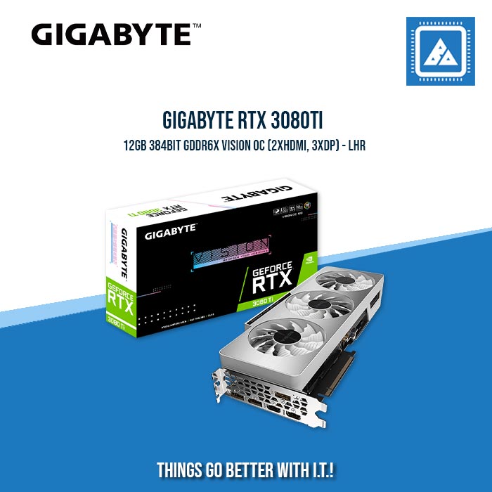 GIGABYTE RTX 3080TI 12GB 384BIT GDDR6X VISION OC (2XHDMI, 3XDP) - LHR ...