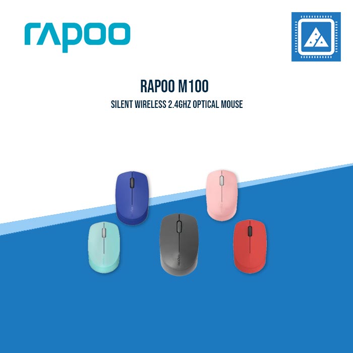RAPOO M100 SILENT WIRELESS 2.4GHZ OPTICAL MOUSE
