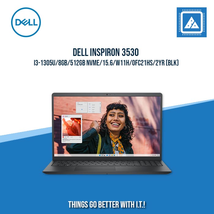 DELL INSPIRON 3530 I3-1305U/8GB/512GB NVME | BEST FOR STUDENTS LAPTOP