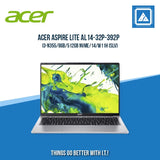 ACER ASPIRE LITE AL14-32P-392P I3-N355/8GB/512GB NVME | BEST FOR STUDENTS LAPTOP
