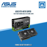 ASUS RTX 4070 SUPER 12GB 192BIT GDDR6X DUAL-O12G (HDMI, 3XDP)