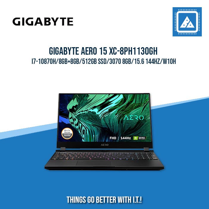 GIGABYTE AERO 15 XC-8PH1130GH I7-10870H/8GB+8GB/512GB SSD/3070 8GB | BEST FOR GAMING AND AUTOCAD LAPTOP