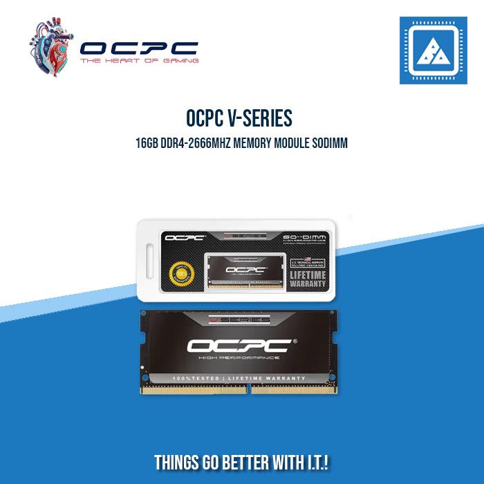 OCPC V-SERIES 16GB DDR4-2666MHZ MEMORY MODULE SODIMM